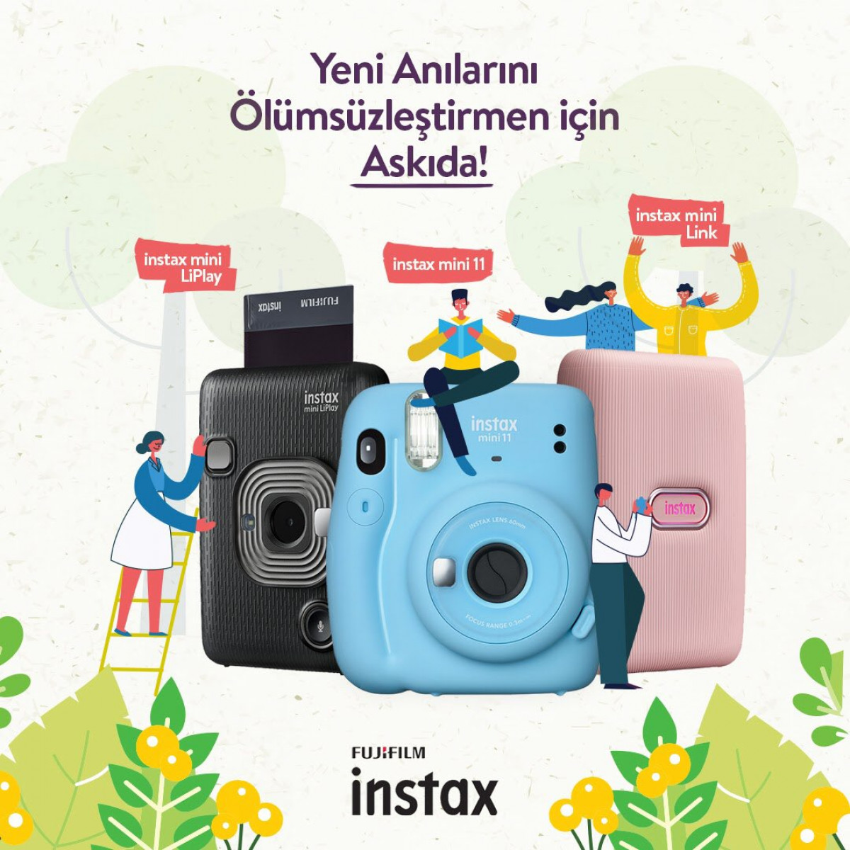 Instax не проявляется фото